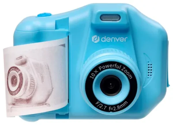 Denver KPC-1370 modrá / digitální dětský fotoaparát s tiskárnou / micro SD (dkpc1370p)