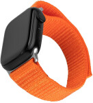 FIXED Nylonový řemínek Nylon Sporty Strap pro Apple Watch Ultra 49mm oranžový (FIXNST2-1029-OR)