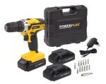 Aku vrtačka/šroubovák Powerplus 20V 3BAT POWX00501
