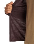 ICEBREAKER Mens 200 Realfleece Descender LS Zip Hood, Java (vzorek) velikost: M