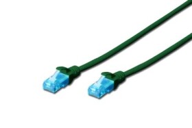 Digitus DK-1512-010/G Patch UTP, CAT 5e, AWG 26/7, 1m, zelený