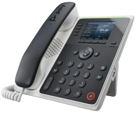 Poly Edge E220 černá / IP Telefon / 16 linek / 2.8" displej / BT / USB-C / 2x RJ-45 / PoE (82M87AA)