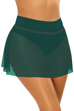 Dámská plážová sukně Skirt D98B tm. zelená Self 40
