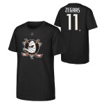 Outerstuff Dětské Tričko Trevor Zegras Anaheim Ducks Flat Name Number Ctn Tee Velikost: Dětské let)