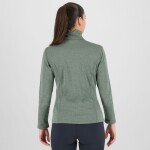 Dámská mikina KARPOS W Pizzocco Full Zip Fleece, Duck Green velikost: XL