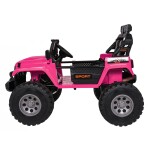 Mamido Elektrické autíčko Extreme Sport 4x4 s proměnlivou velikostí růžové