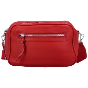 Příjemná dámská koženková crossbody Ivette, červená