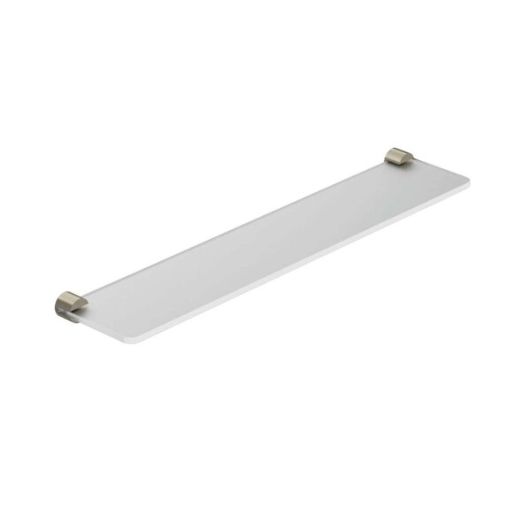 KLUDI - Vela R Polička, délka 60 cm, sklo/kartáčovaný nikl 58973N5