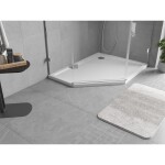 MEXEN - Flow pětiboká sprchová vanička slim pravá 100 x 80, bílá lesk 46P108010R