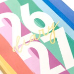 Busy B Týdenní diář Dual Stripe Busy Life A5 – 26/27, multi barva