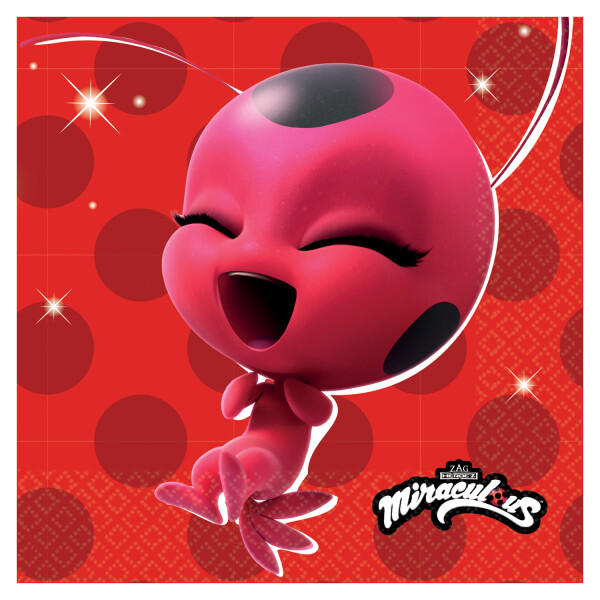 Kouzelná beruška ubrousky 16 ks 33 cm x 33 cm Kouzelná beruška ubrousky 16 ks 33 cm x 33 cm