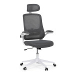 Kancelářská židle, houpací mechanismus, šedá síťovina, KA-Q843 GREY