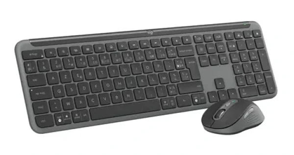 Logitech Signature Slim Combo MK950 Business grafitová / Set klávesnice a myši / Francouzské rozložení (920-012505)