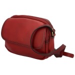 Luxusní dámská kožená crossbody kabelka Katana Dayana, vínová