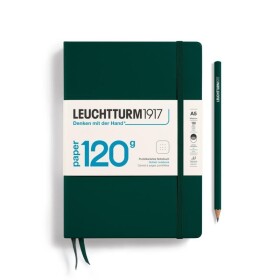 Leuchtturm1917 Zápisník 120G Forest Green Medium A5 tečkovaný