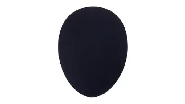 BakkerElkhuizen The Egg Ergo černá / Podložka pod myš / ergonomická / 230 × 300 mm (BNEEMP)