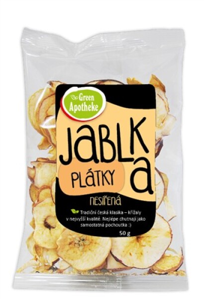 Jablka plátky 50g