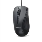 Dicota černá / Myš / drátová / USB / 3 tlačítka / pro praváky i leváky (D32011)