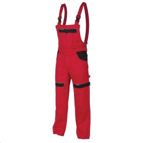 Ardon H8108 Cool Trend Pracovní kalhoty s laclem červená / černá