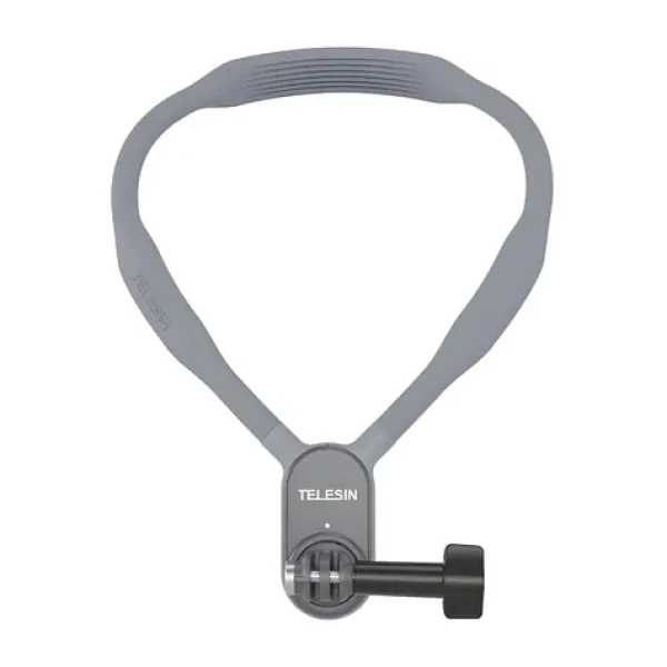 Telesin TE-HNB-002 šedý / Popruh na krk / pro sportovní kamery a telefony / magnetický držák (TE-HNB-002)