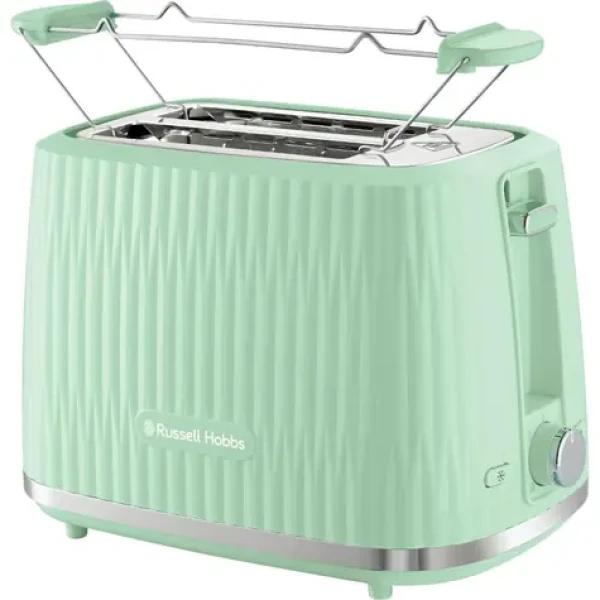 Russell Hobbs Eden 27374-56 pistáciová / Topinkovač / 800 W / 6 stupňů opečení / rozpékací mřížka (25204 036 002)