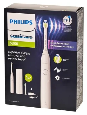 Philips Sonicare 5300 HX7108/03 bílá / Sonický zubní kartáček / 62.000 kmitů / 2 režimy / tlakový senzor (HX7108/03)