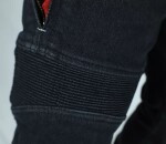Dámské kalhoty Trilobite Parado doublelayer Aaaa slim fit jeans black level 2 (prodloužené) - 32 / černá