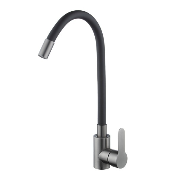 VELAZO - Kuchyňská baterie s flexibilním výtokem černá/ grafit VELAZ8105GBE