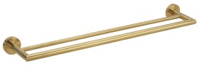 SAPHO - X-ROUND GOLD dvojitý držák ručníků 600, zlato mat XR401GB