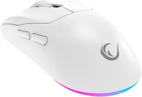 Rampage Prote M5 Pro bílá / Herní bezdrátová myš / optická / 26000 DPI / RGB LED / 1000 Hz (PROTEM5PRO-WHITE)