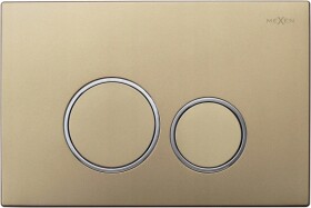 MEXEN - FenixTlačítko 05 zlato flush /kompatibilní s Geberit Sigma UP300 a UP320/ 600504