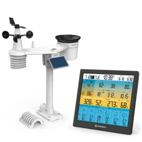 Bresser Weather Center 7-in-1 solar / Meteostanice / měření teploty a vlhkosti / Wi-Fi (7003220)