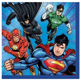 Liga spravedlnosti ubrousky 25 cm x 25 cm Liga spravedlnosti ubrousky 25 cm x 25 cm