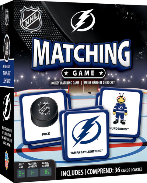 Masterpieces Puzzle Company Pexeso Tampa Bay Lightning Matching Game