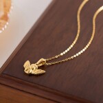 ELENYS Angel Pure – pozlacený náhrdelník 18K žluté zlato Délka: 40+5 cm / max. 45 cm