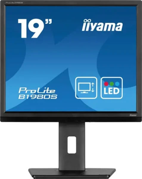 19" IIYAMA ProLite B1980S-B1 černá / LED / TN / 1280x1024 / 5:4 / 3 ms / 1000:1 / 250cd-m2 / VESA (B1980S-B1)