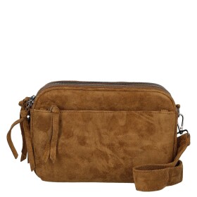 Semišová dámská crossbody kabelka Lory, hnědá