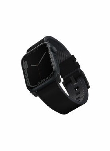 UNIQ strap Straden Apple Watch Series 4/5/6/7/SE 42/44/45mm. Leather Hybrid Strap black UNIQ-45MM-STRABLK