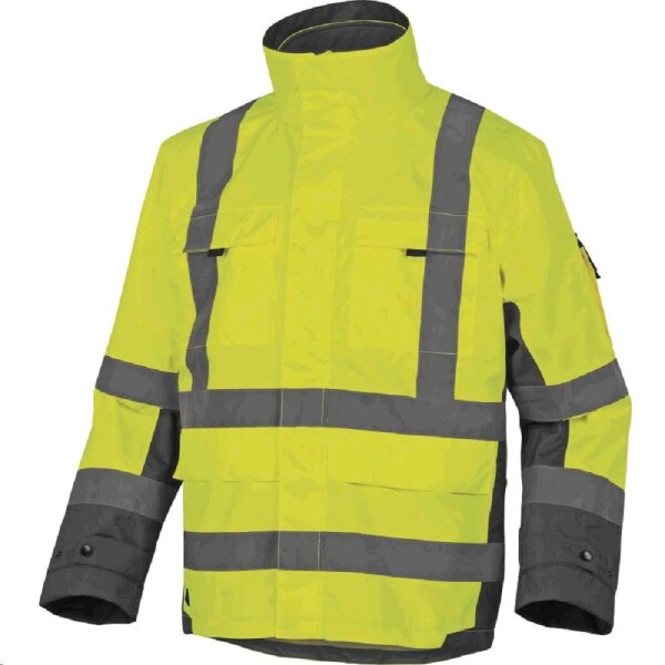 Deltaplus Bunda reflexní TARMAC žluto-šedá XL žluto-šedá