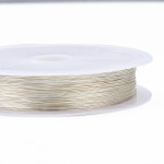 Měděný modelovací drát - Ø 0,3 mm - stříbrný - 15 m - 1 ks