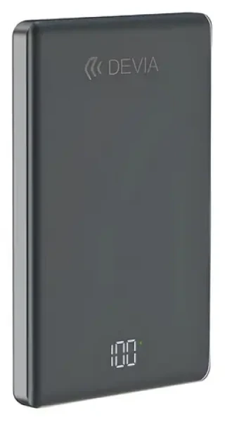 Devia Extreme Speed Series Mini Magnetic 5000mAh Space Gray / Powerbanka / magnetická / PD 20W (6942297107922)