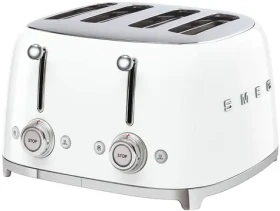 SMEG TSF03WHEU bílá / Topinkovač / 2000 W / 4 sloty / 4 topinky / 6 stupňů opečení (TSF03WHEU)