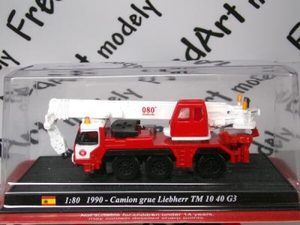 HASIČI - 1990 Camion grue Liebherr TM 10 40 G3 - DEL PRADO 1:80