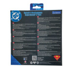 Lexibook 2v1 bluetooth skládací sluchátka Superman s limitem hlasitosti