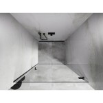 MEXEN/S - Lunar-B sprchové dveře křídlové pravé 70 cm, transparent, grafit metal 832-070-000-95-00-P