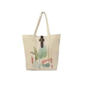 Iris Barcelona Moderní dámská termotaška Natural Bali 15 L krémová (9808-T)