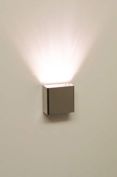 Cariitti SY SQ nástěnné osvětlení, nerez. ocel, fitinka C1545075L