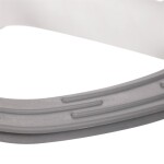 Dětská židle, výškově nastavitelná, šedá síťovina, KA-C806 GREY