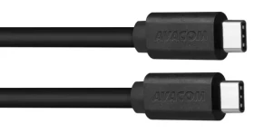 AVACOM datový a nabíjecí kabel USB-C - USB-C 40cm černá / Datový kabel / USB 3.1 Gen 1 (DCUS-TPCC-P04K)