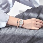 Exkluzivní náramek Swarovski Elements Gavriella, Světle modrá 17 cm + 4 cm (prodloužení)
